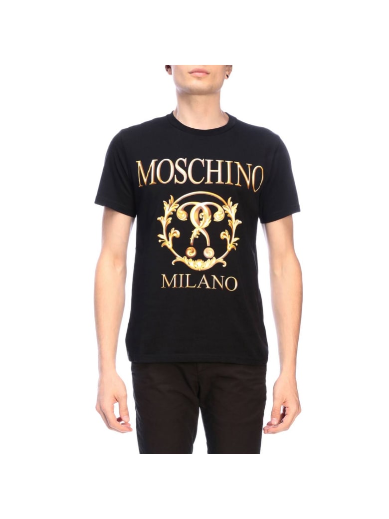 black moschino t shirt mens