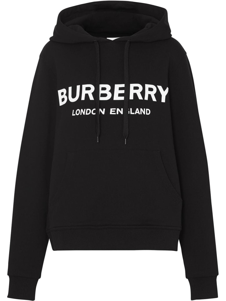 burberry logo print hoodie