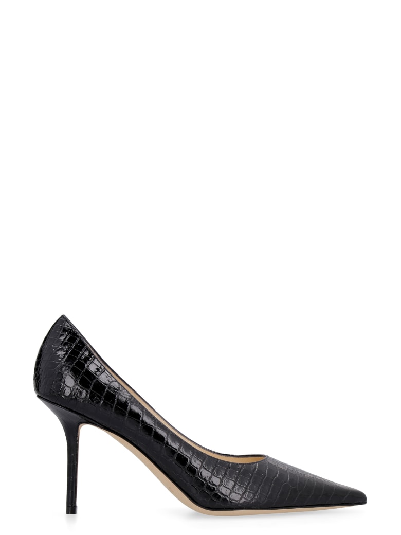 Jimmy Choo Love 85 Leather Pumps - black