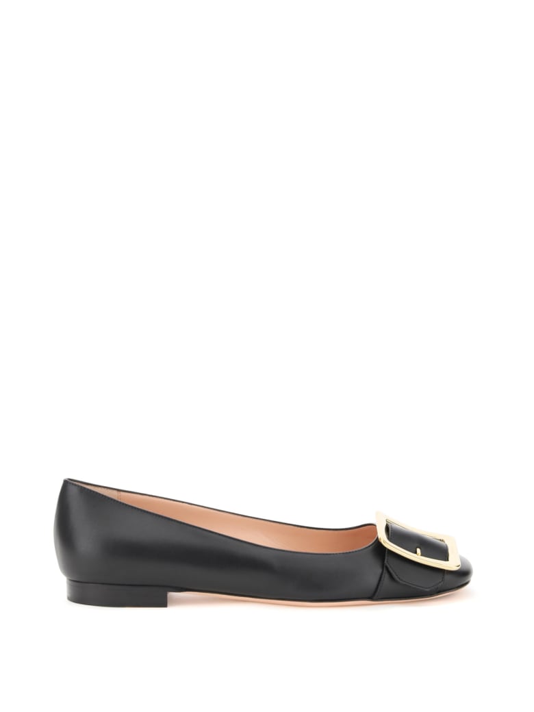 Bally Jackie Ballet Flats - 0100 BLACK (Black)