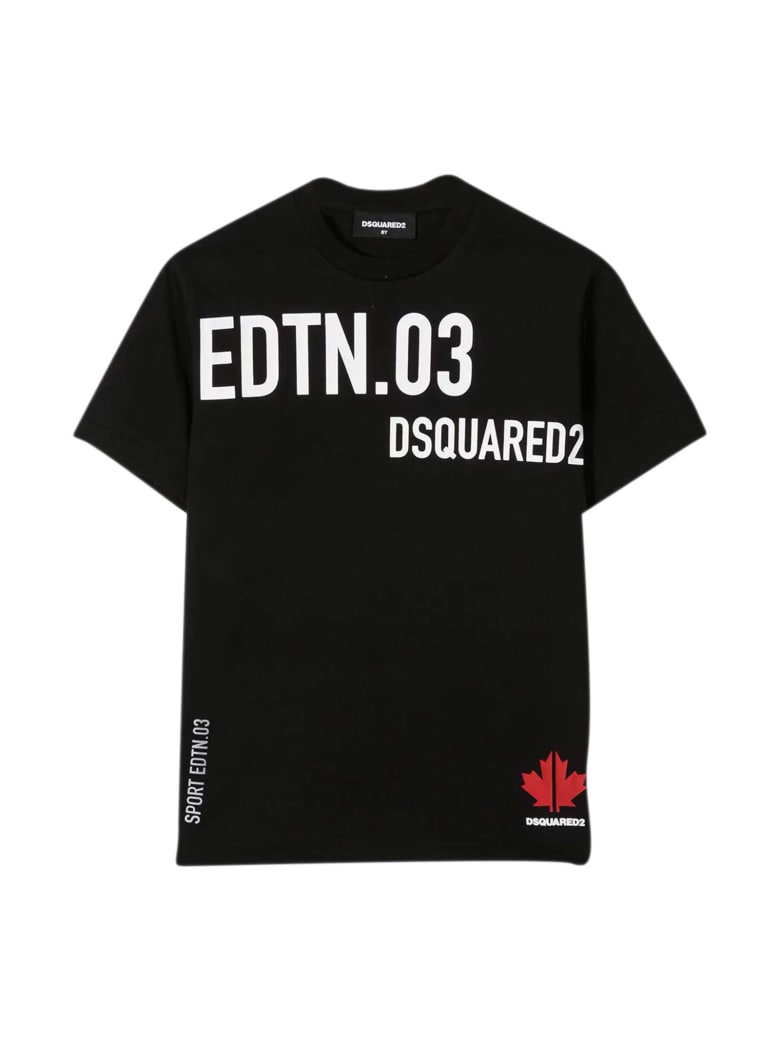 Dsquared2 Black Teen T-shirt - Nera