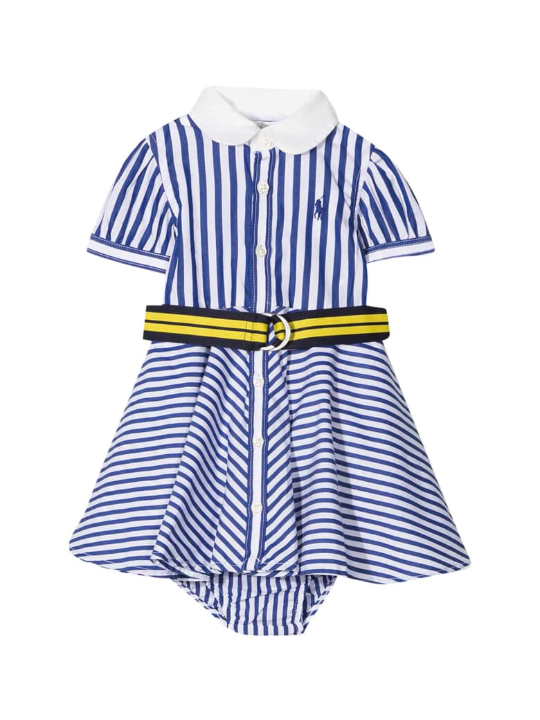Ralph Lauren Striped Dress - Blu/bianco