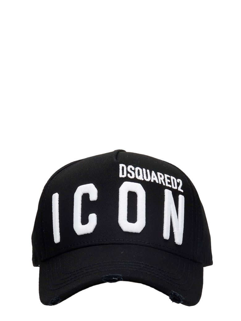 Dsquared2 Hats In Black Cotton