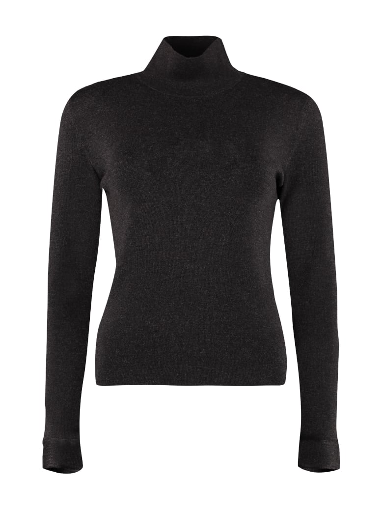 Agnona Wool Turtleneck Sweater - grey