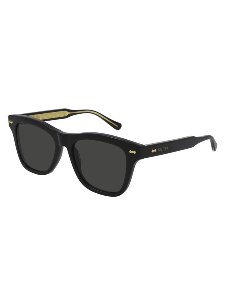 Gucci GG0910S Sunglasses - Black Black Grey