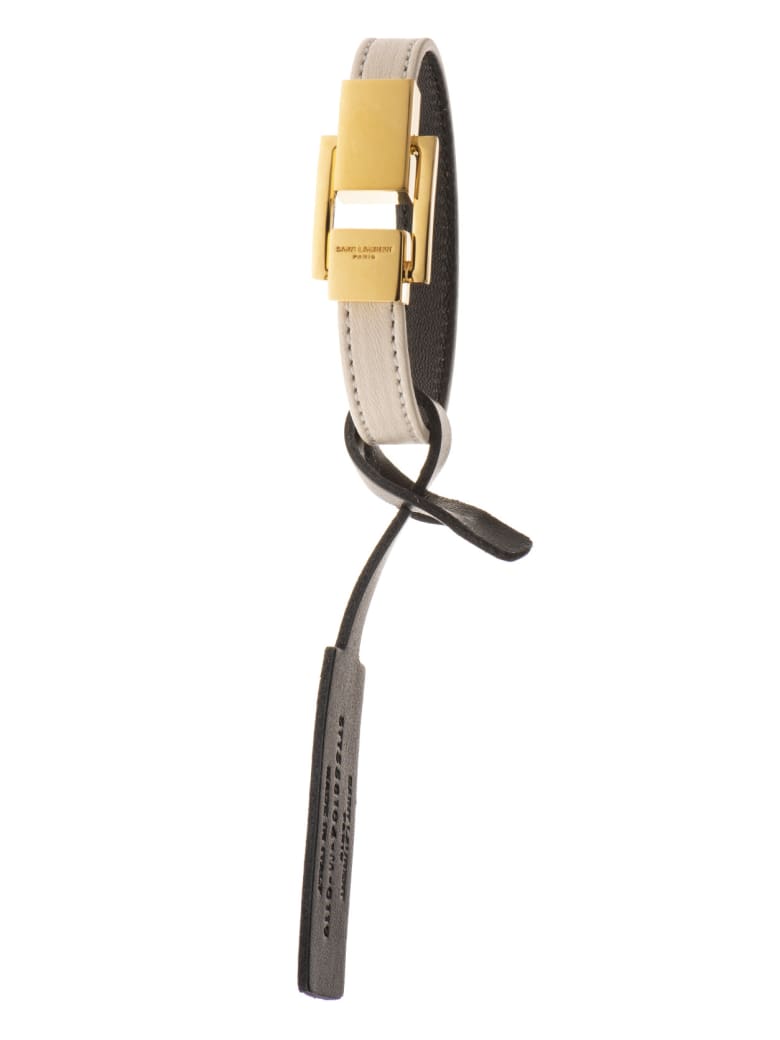 Saint Laurent Metal Clip Bracelet - Crema