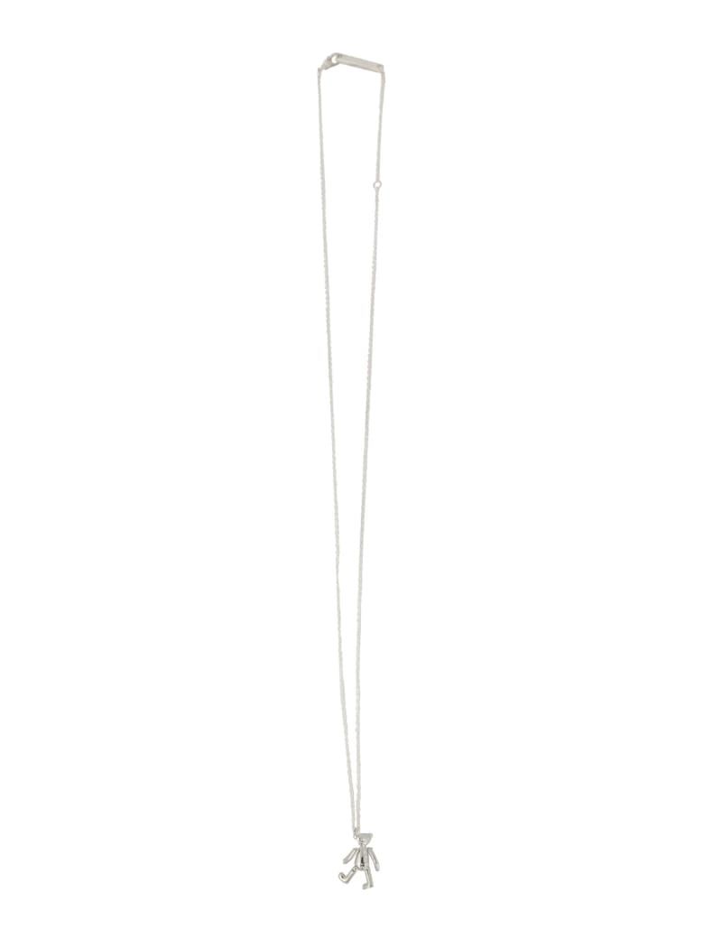 AMBUSH Necklace With Teddy Pendant - ARGENTO