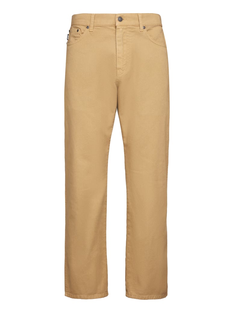 MSGM 5-pocket Straight-leg Jeans - Beige