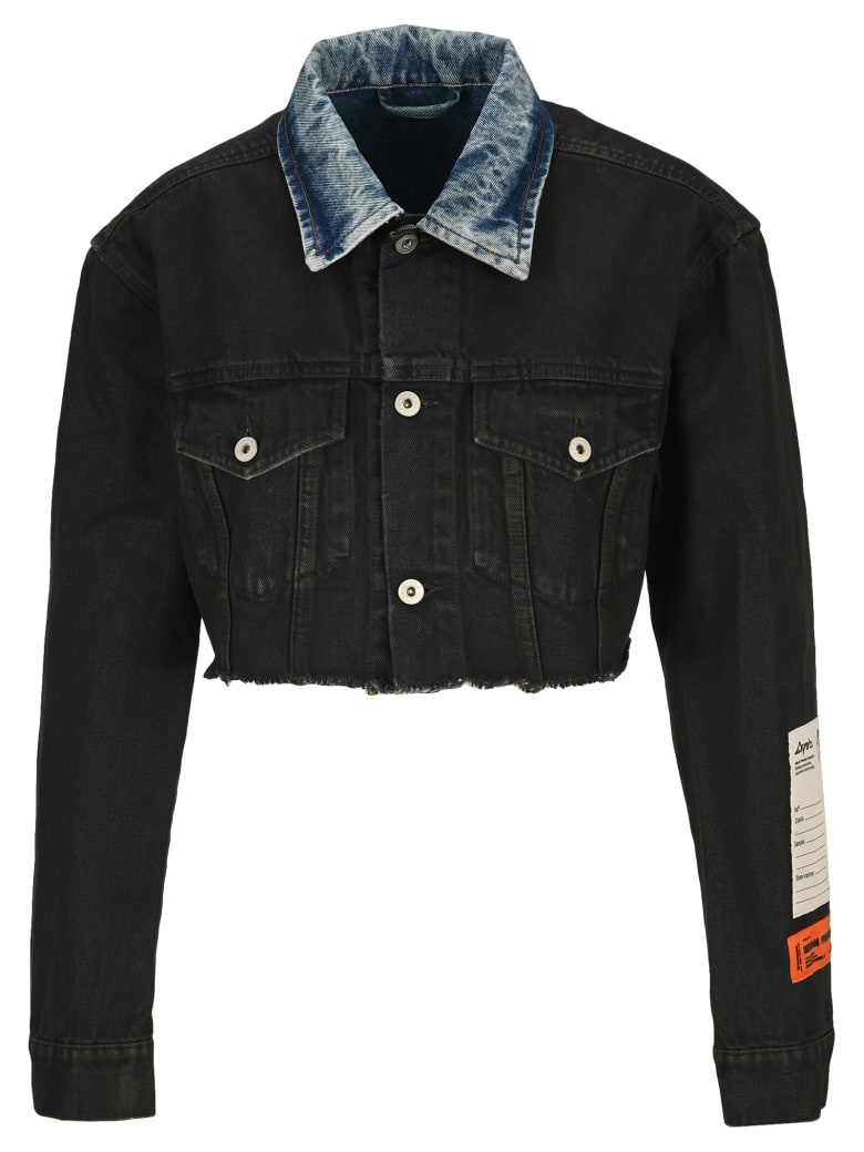 cropped denim jacket sale