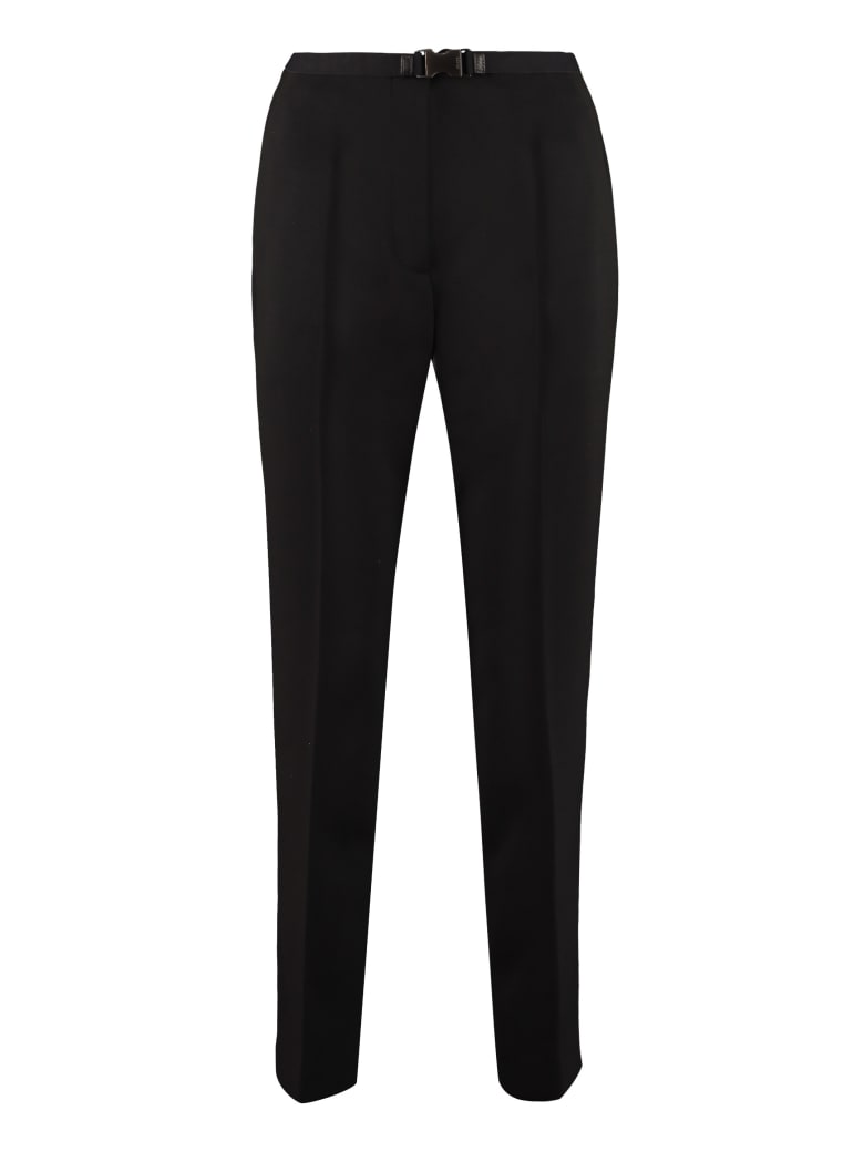 Prada Virgin Wool Trousers - black