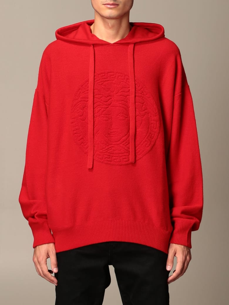 versace red sweatshirt