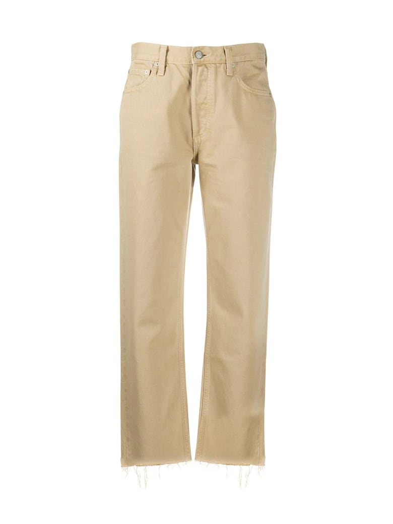 Boyish Tommy High Rise Straight Leg - The Crowd Beige