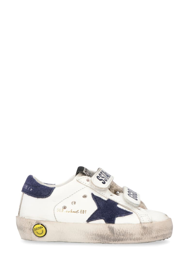 Golden Goose Old School Leather Low-top Sneakers - White