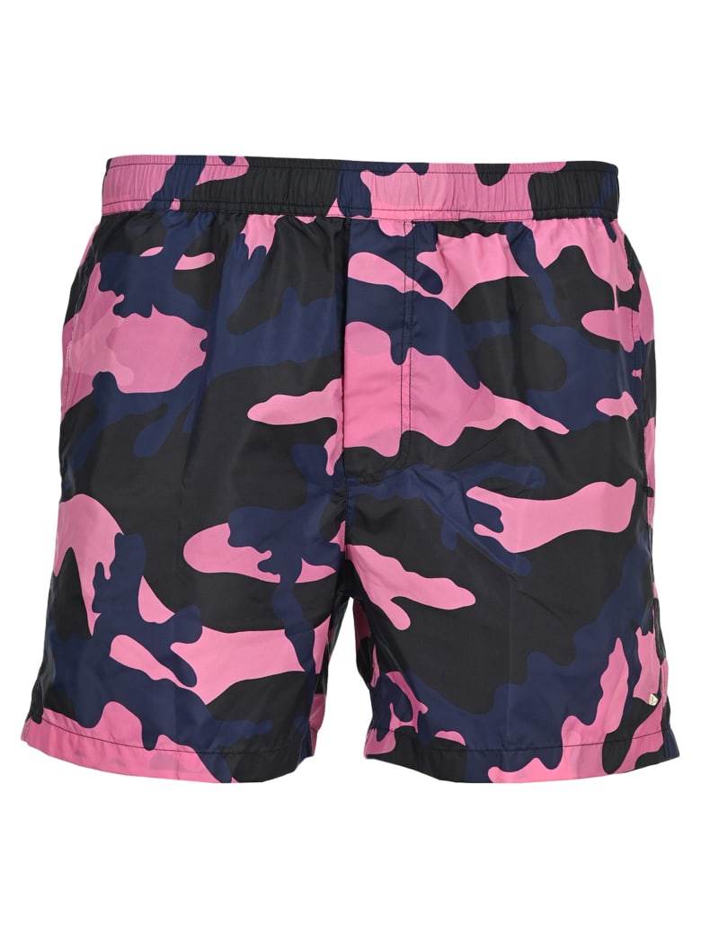 valentino swim shorts camo