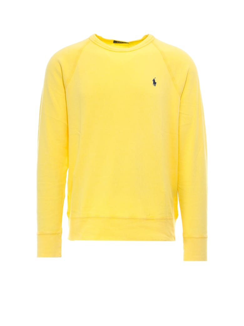 ralph lauren hoodie yellow