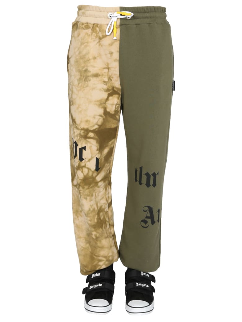 Palm Angels Pants With Logo - Verde