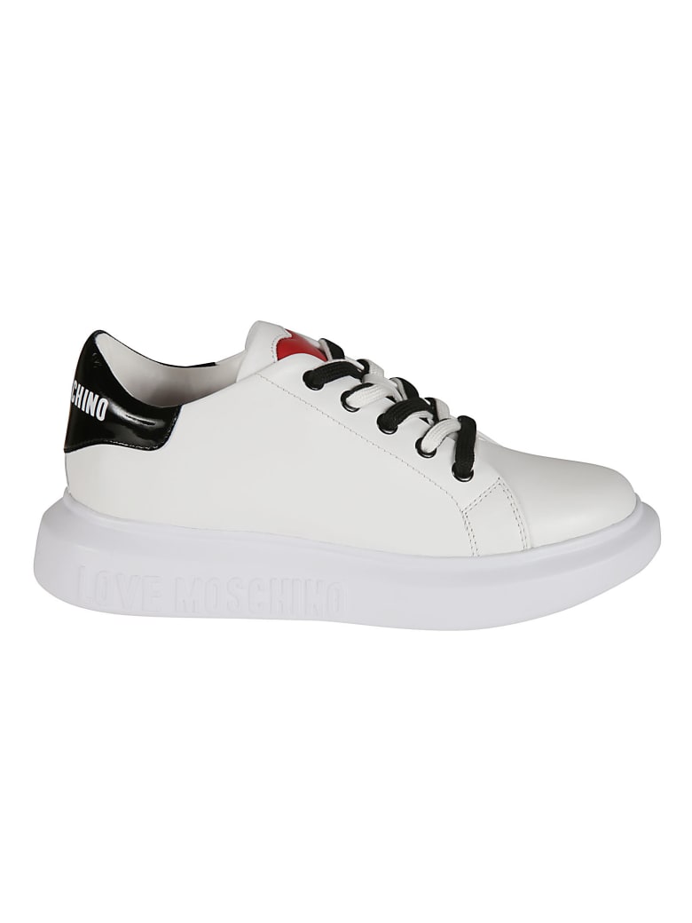Love Moschino Rear Logo Sneakers - White