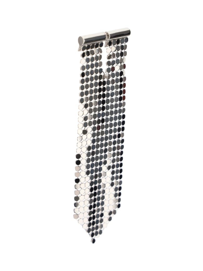 Paco Rabanne Mesh Pixel Tie Earring - SILVER (Silver)