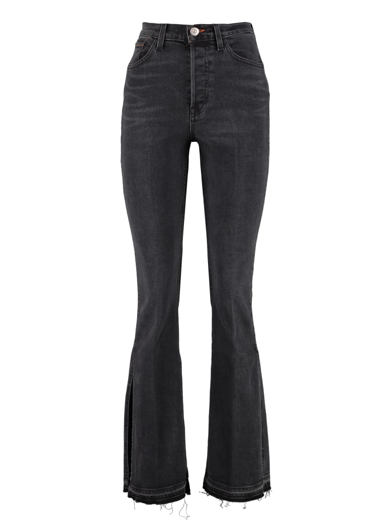 3x1 3x1 And Mimi Cuttrell - Kellie Flared Jeans - black