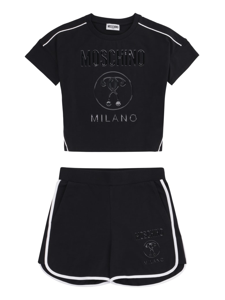 Moschino T-shirt And Shorts Set - black