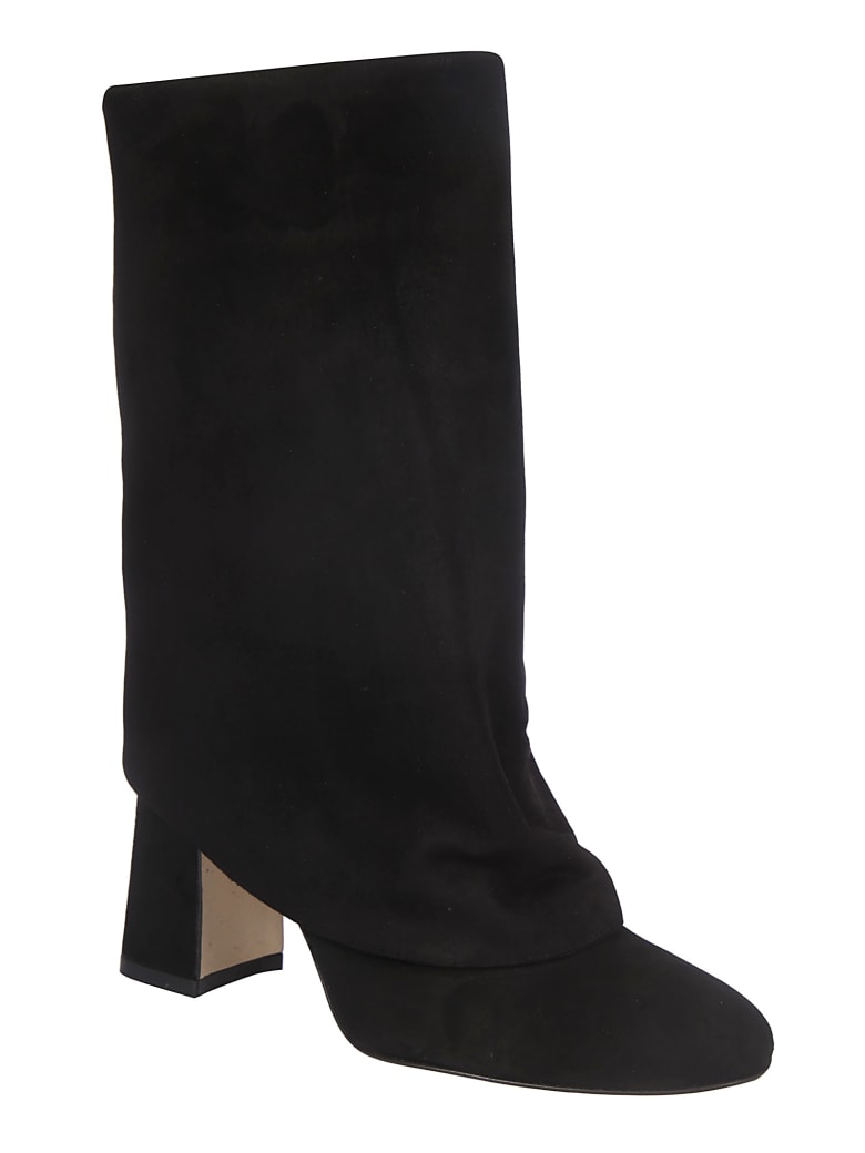 stuart weitzman black ankle boots