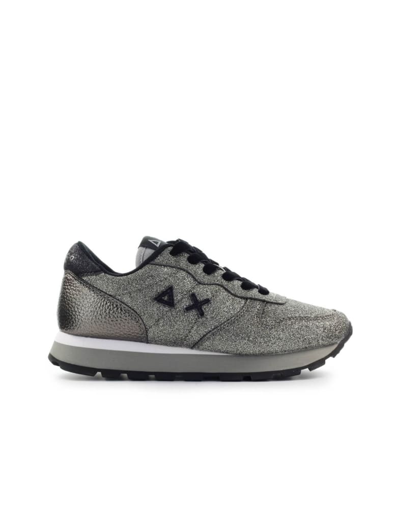 Sun 68 Sun68 Ally Solid Glitter Silver Sneaker - Argento (Silver)