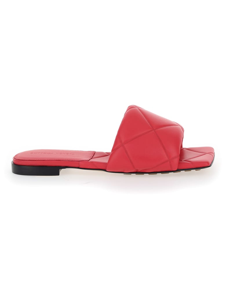 Bottega Veneta Quilted Mule Sandals - Rosa