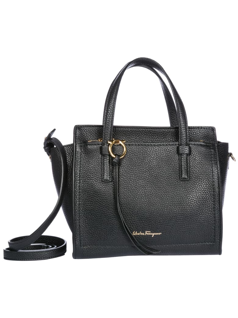 Salvatore Ferragamo Salvatore Ferragamo Leather Handbag Shopping Bag ...