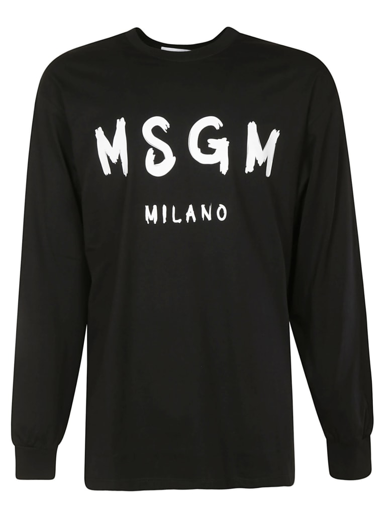 MSGM Milano Long-sleeved T-shirt - Black