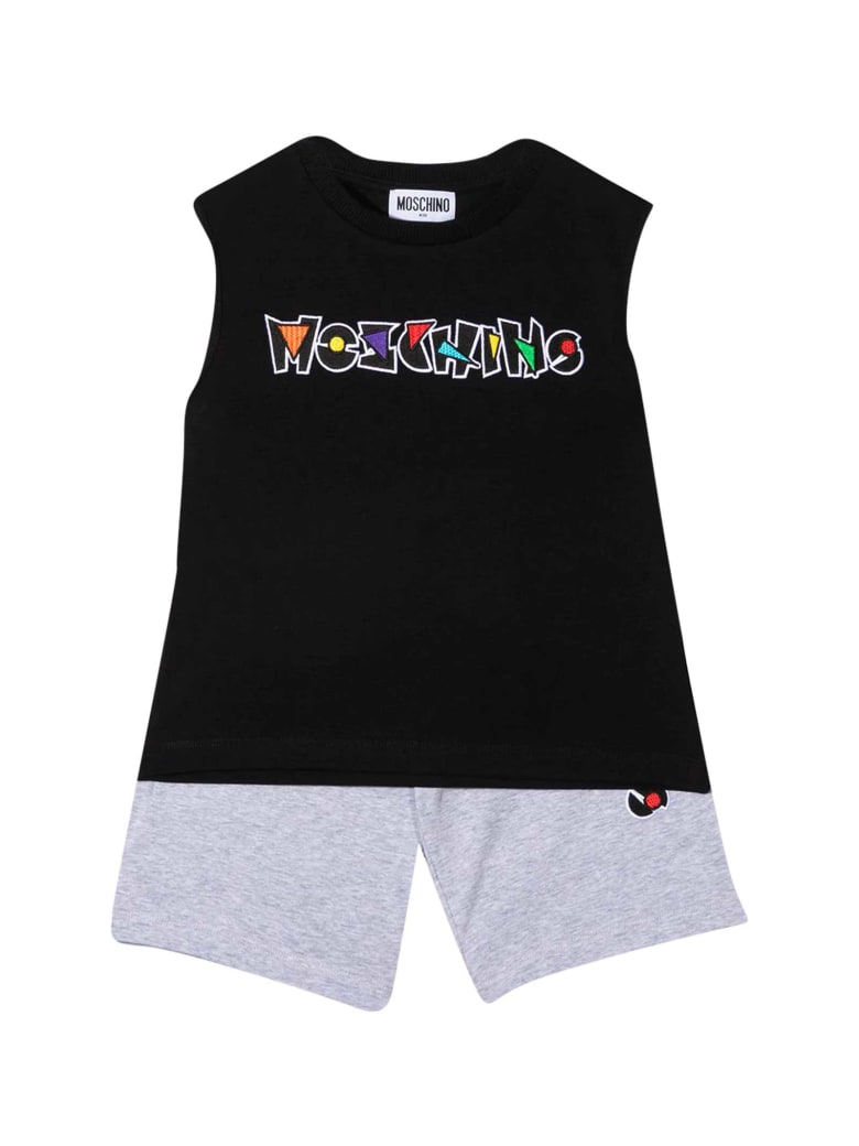 Moschino Sports Suit - Nero/grigio