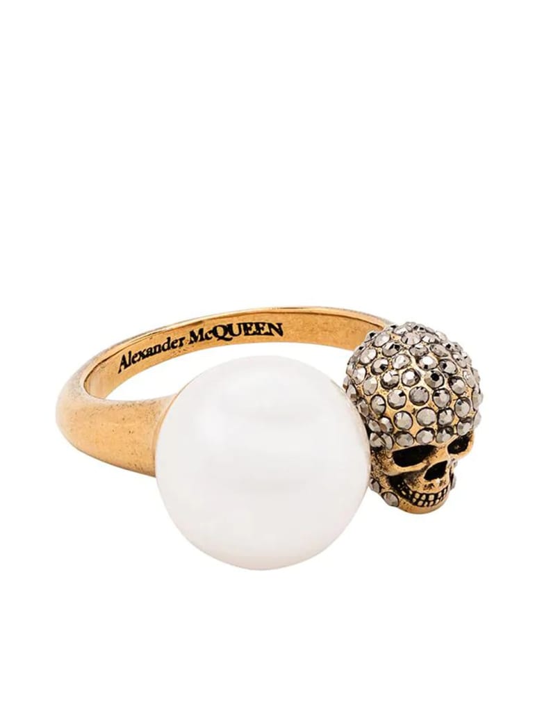 Alexander McQueen Pearl Ring - Mix