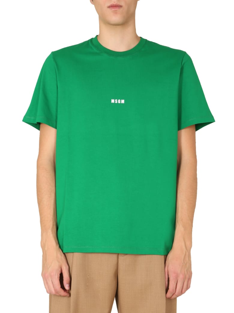 MSGM Crew Neck T-shirt - VERDE