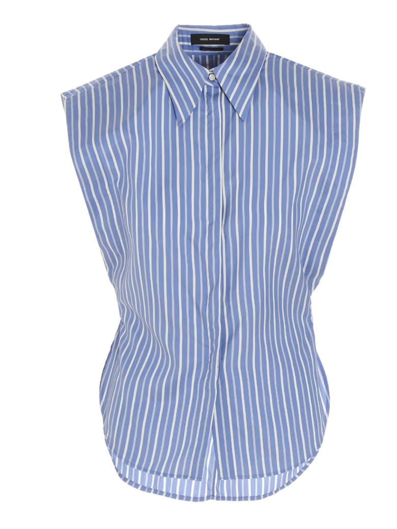Isabel Marant 'enza' Top - Azzurro