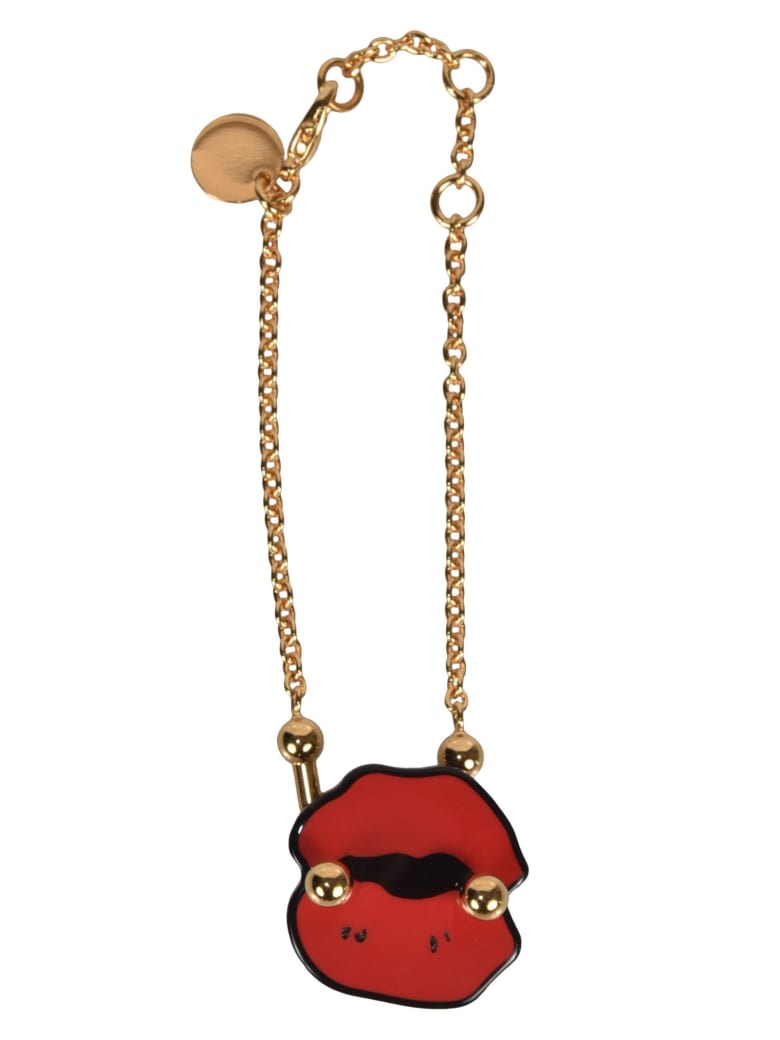 Marni Kiss Mark Small Necklace - Red