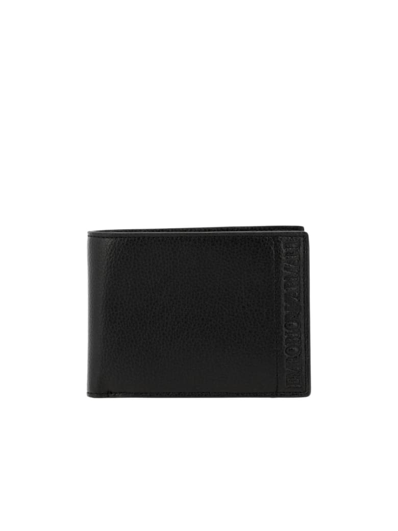 black armani wallet