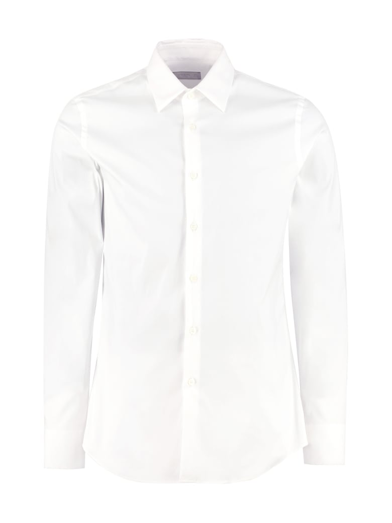 Prada Stretch Cotton Shirt - White