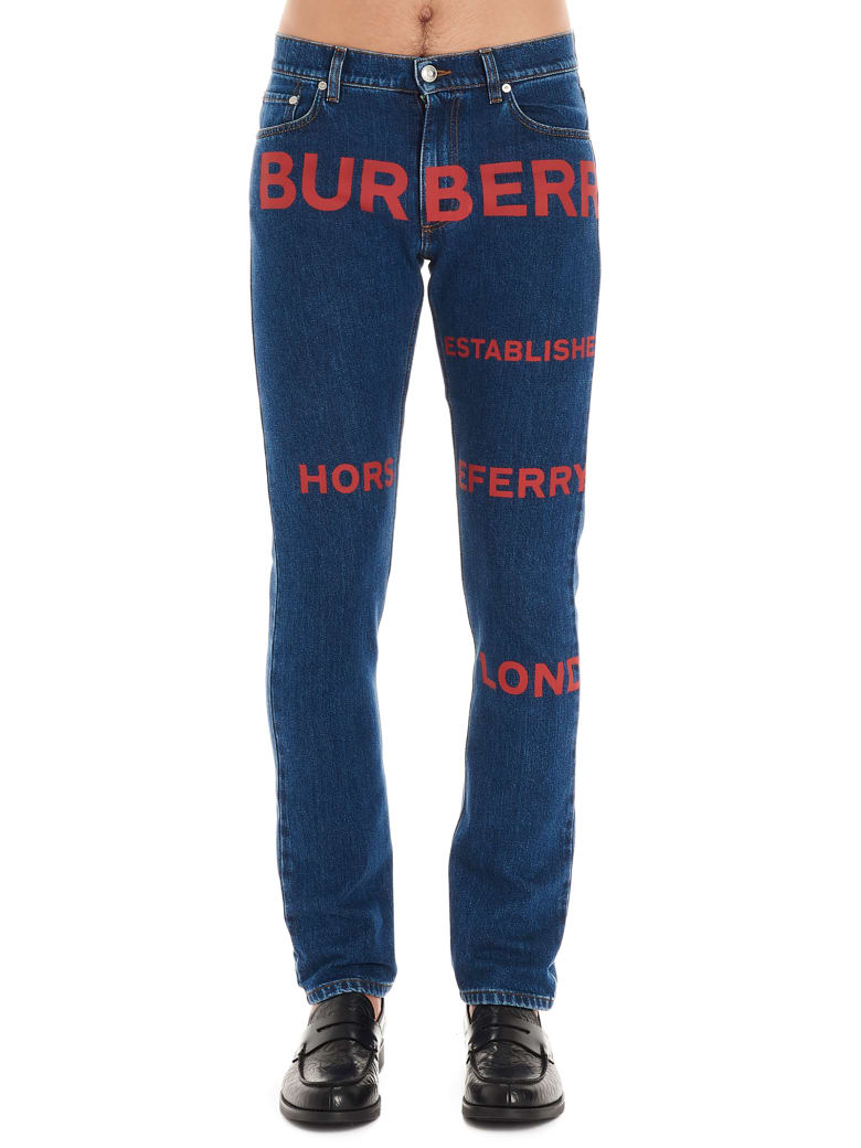 burberry jeans orange