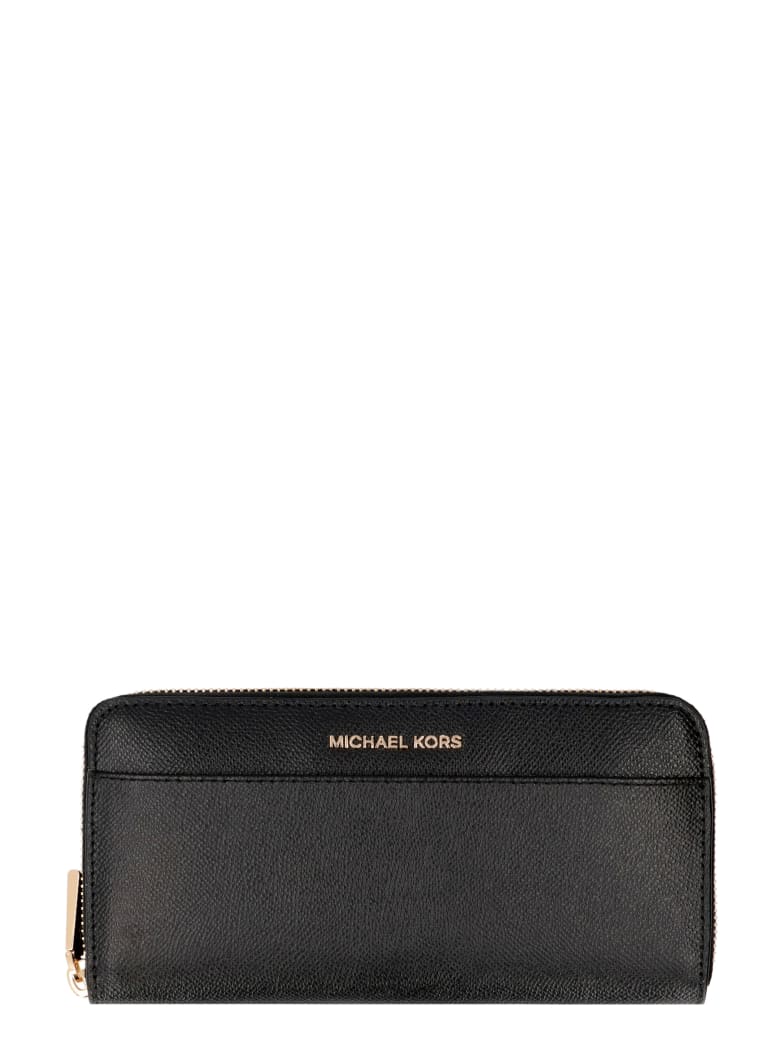 Michael Kors Grainy Leather Wallet - Nero