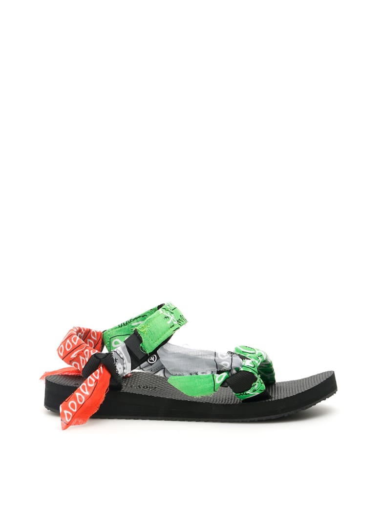 Arizona Love Bandana Trekky Sandals - MIX GREEN (Green)