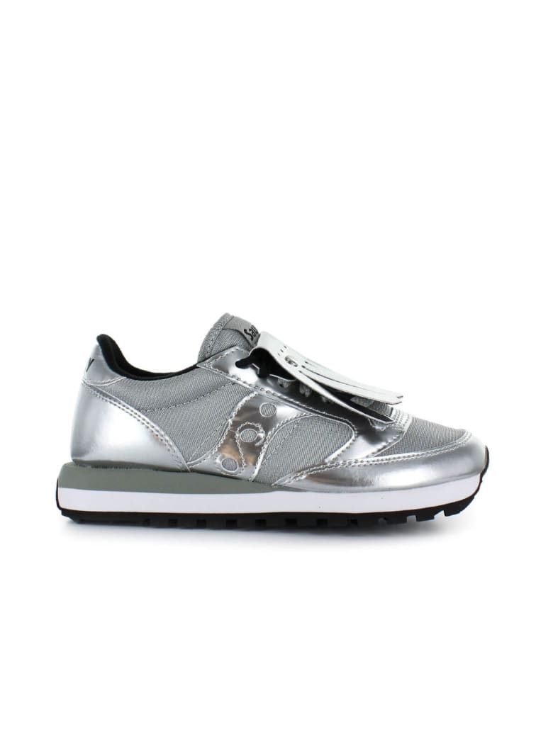 saucony silver sneakers