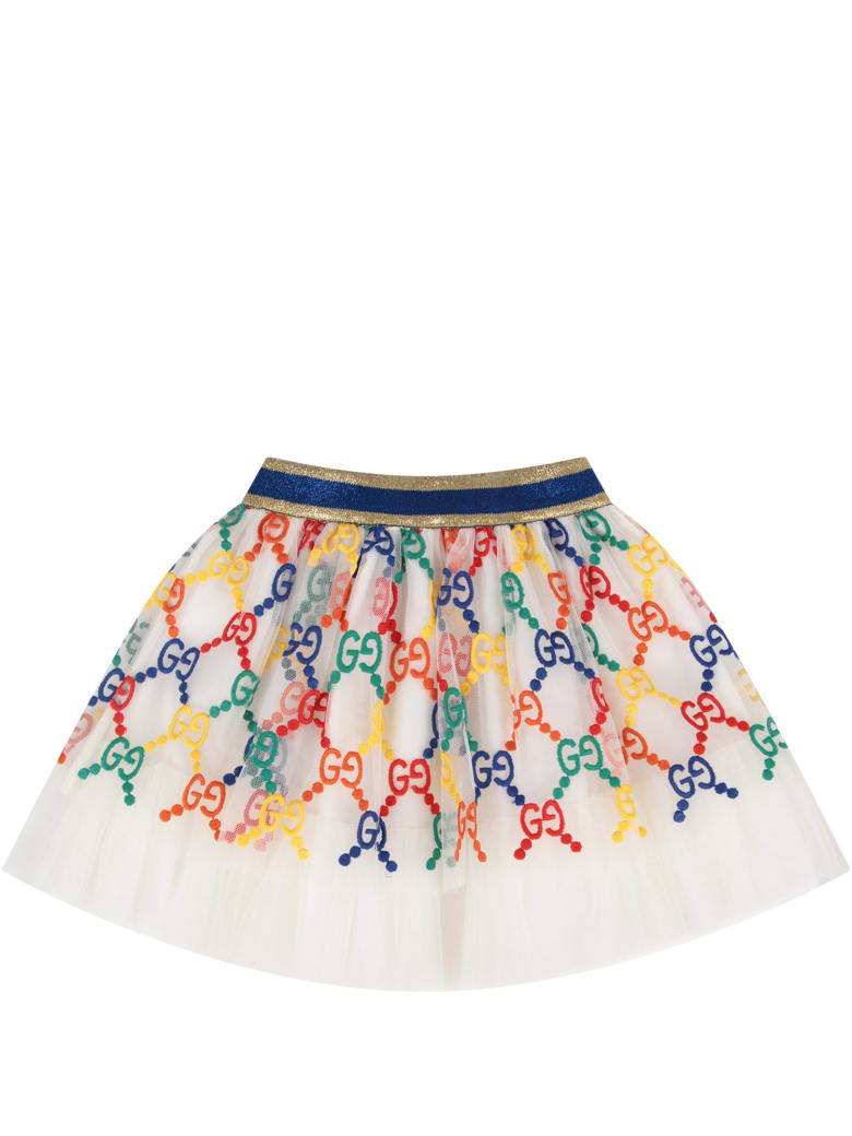 Gucci Gucci White Girl Skirt With 