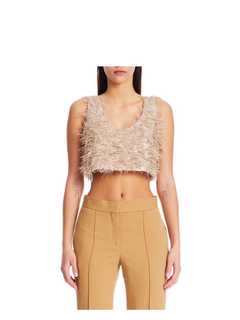 Nanushka Kiri Top - Gold
