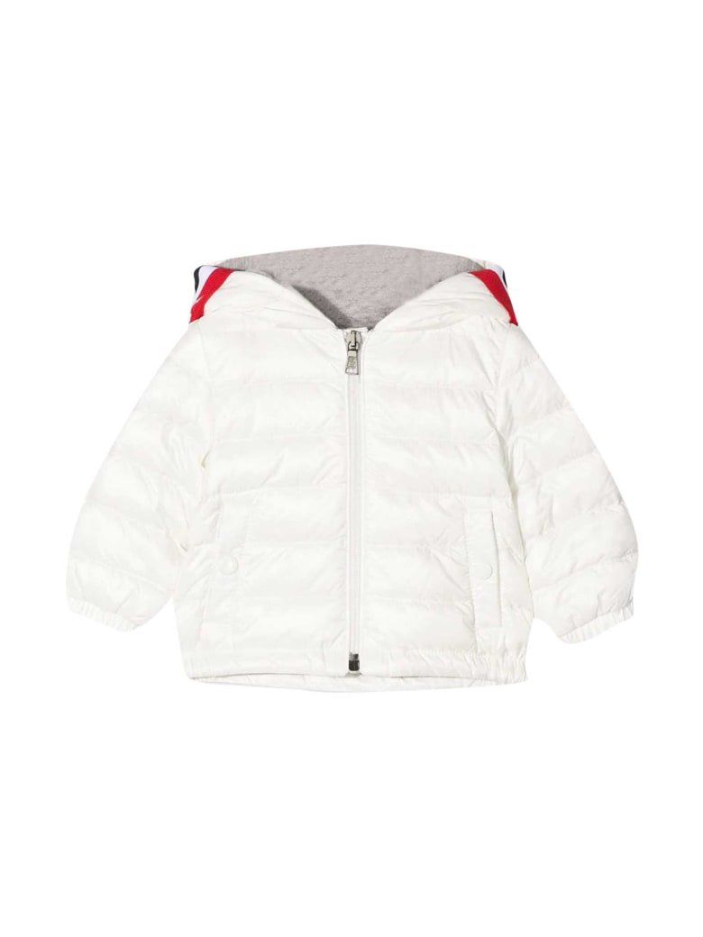 Moncler White Down Jacket - Bianco