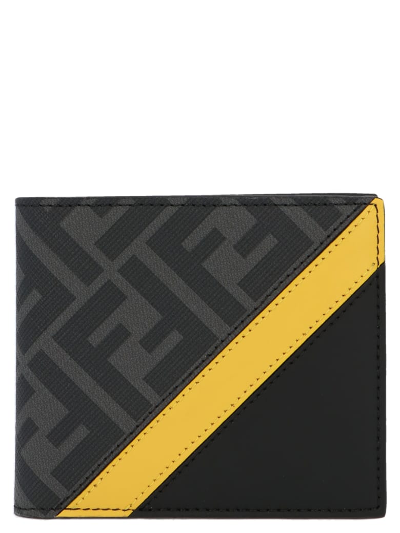 Fendi 'ff Diagonal' Wallet - Nero