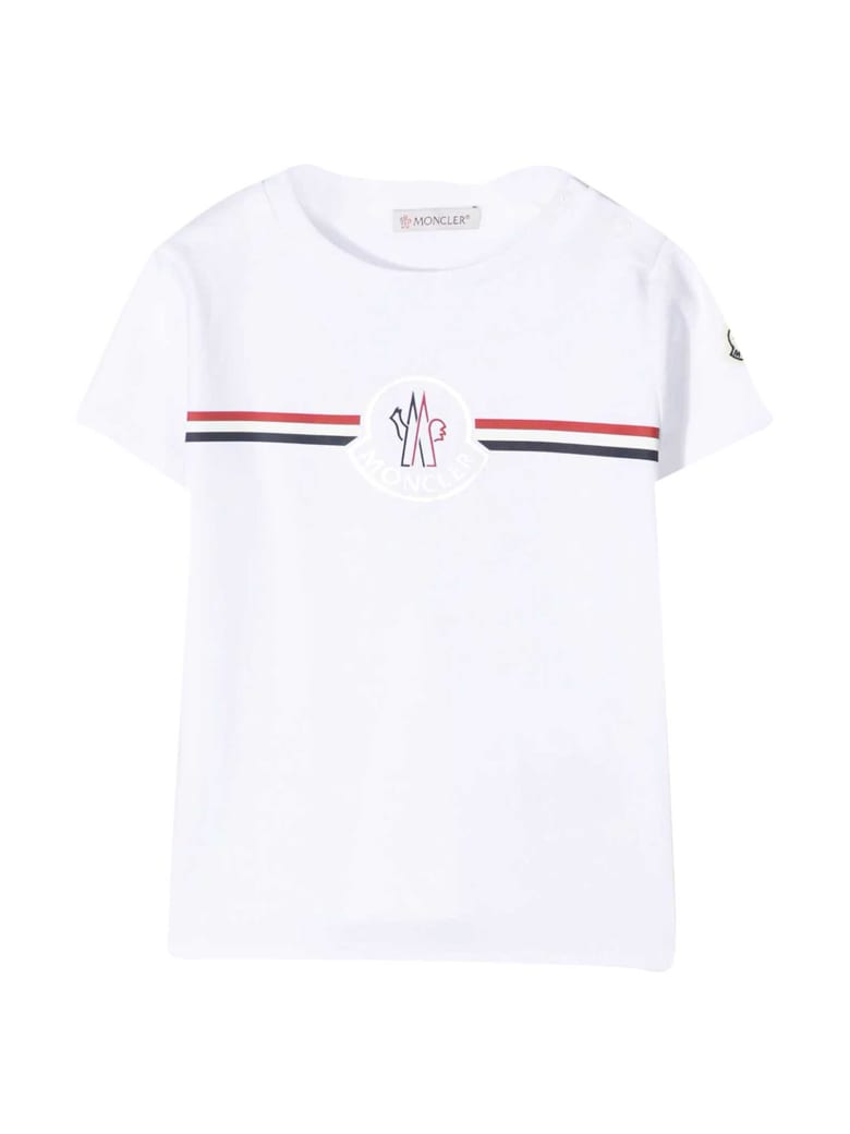 Moncler White T-shirt - Bianco