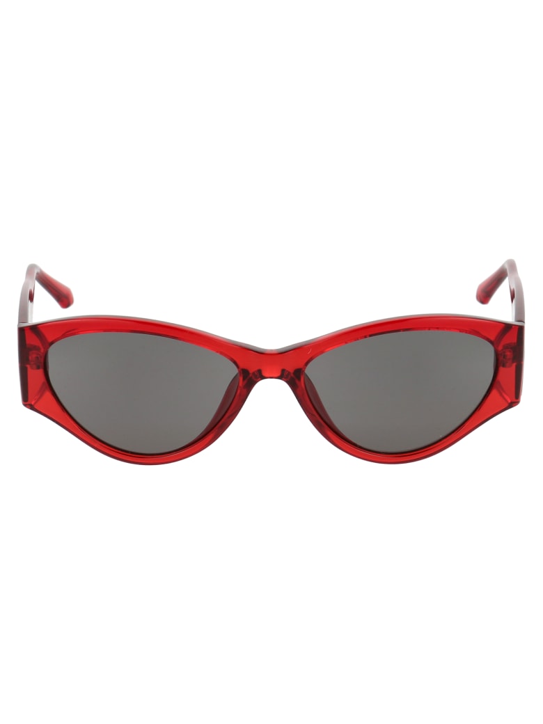 calvin klein red sunglasses