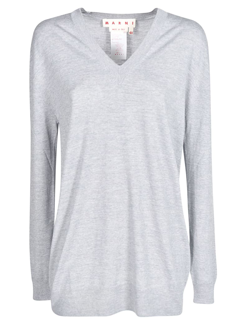 Marni V-neck Jumper - Grey