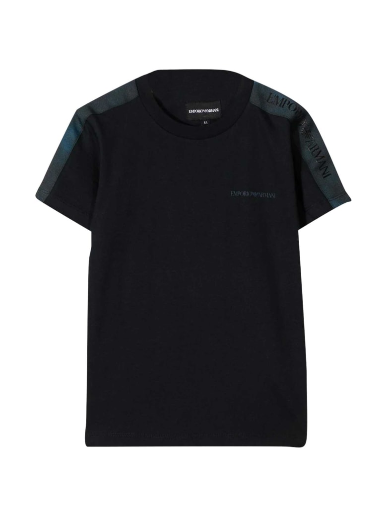 Emporio Armani Teen Black T-shirt - Unica