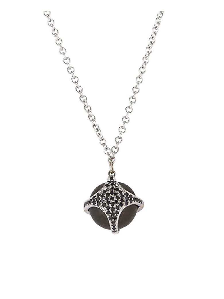 Lo Spazio Jewelry Lo Spazio Luna di Stelle Necklace - Dark_Grey