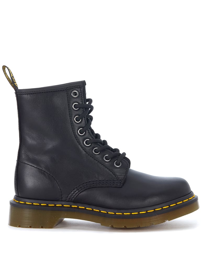 dr martens black nappa leather boots